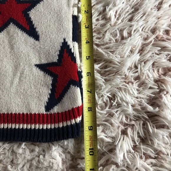 🇺🇸VTG 80s color block crop sweater - Picture 8 of 8